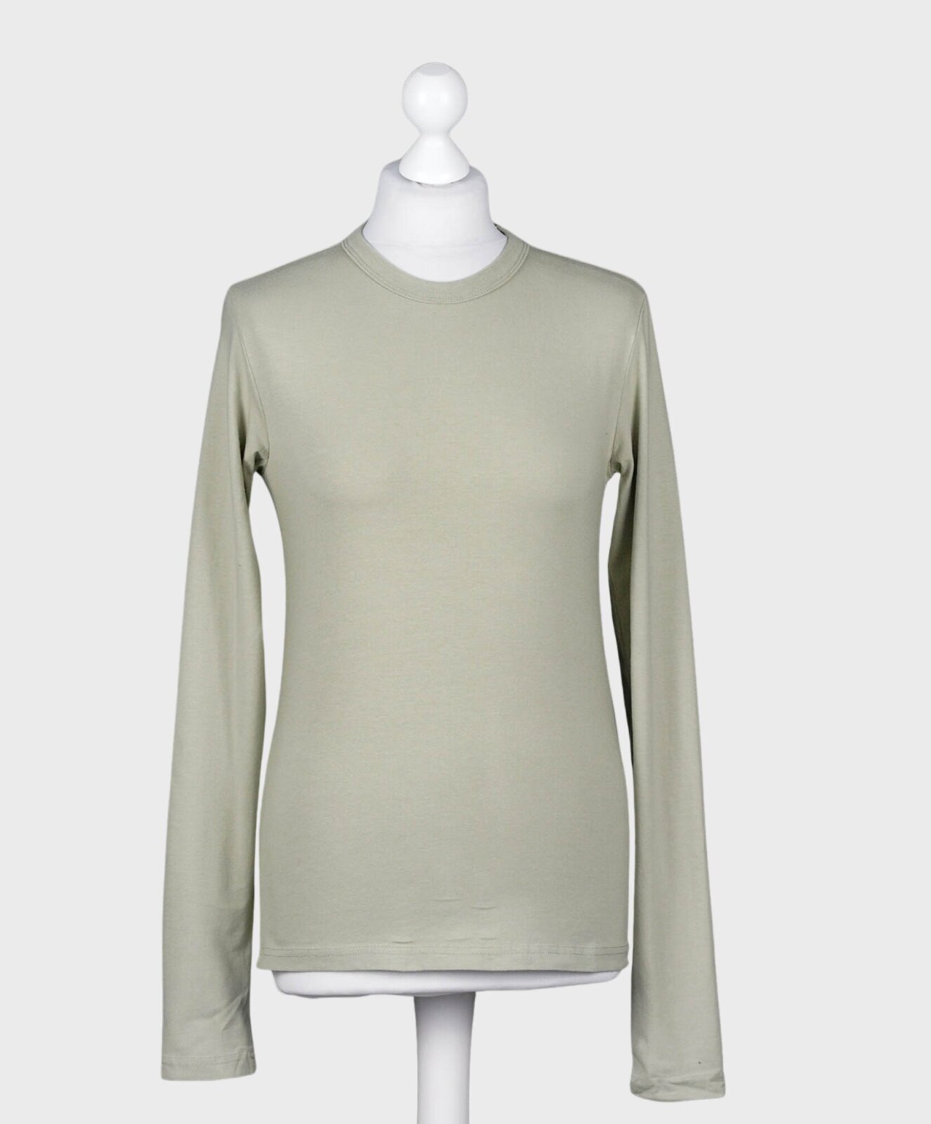 Basic Langarmshirt “TUULA” light sage (SE64)