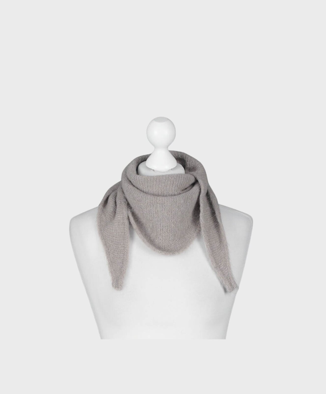 Kuscheliger Dreiecksschal “SUSI” light taupe (AS34)