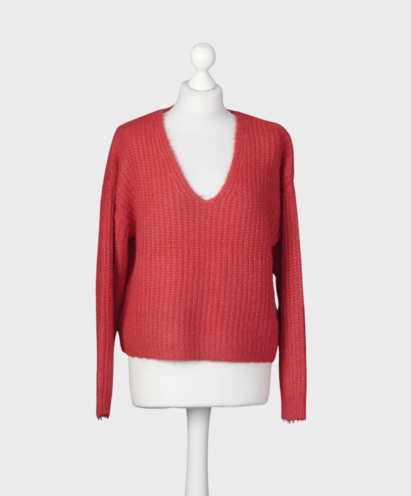 Edler Strickpullover “LINI” flame red (HL470)