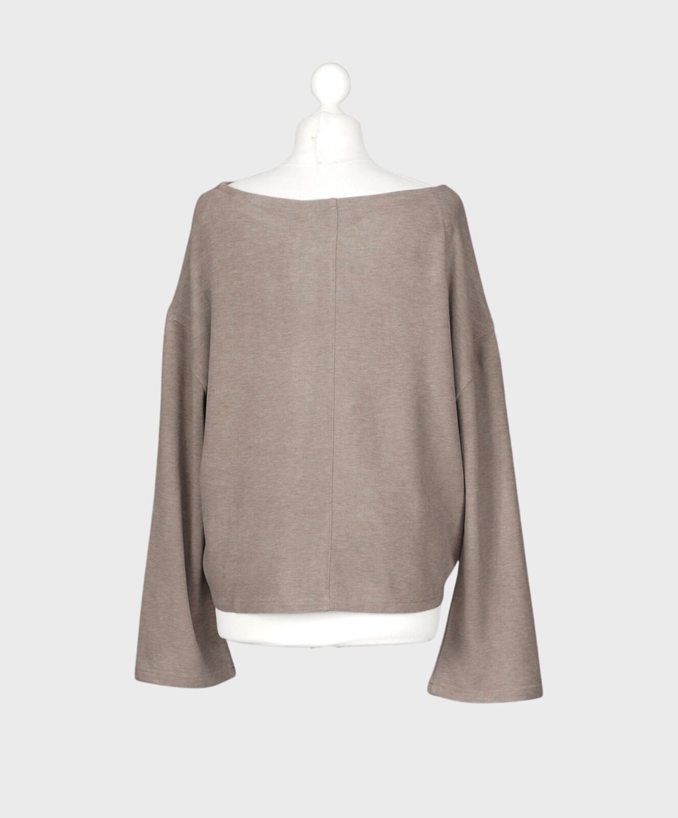 Longsleeve “DEBBORY” light choco melange (ER42)