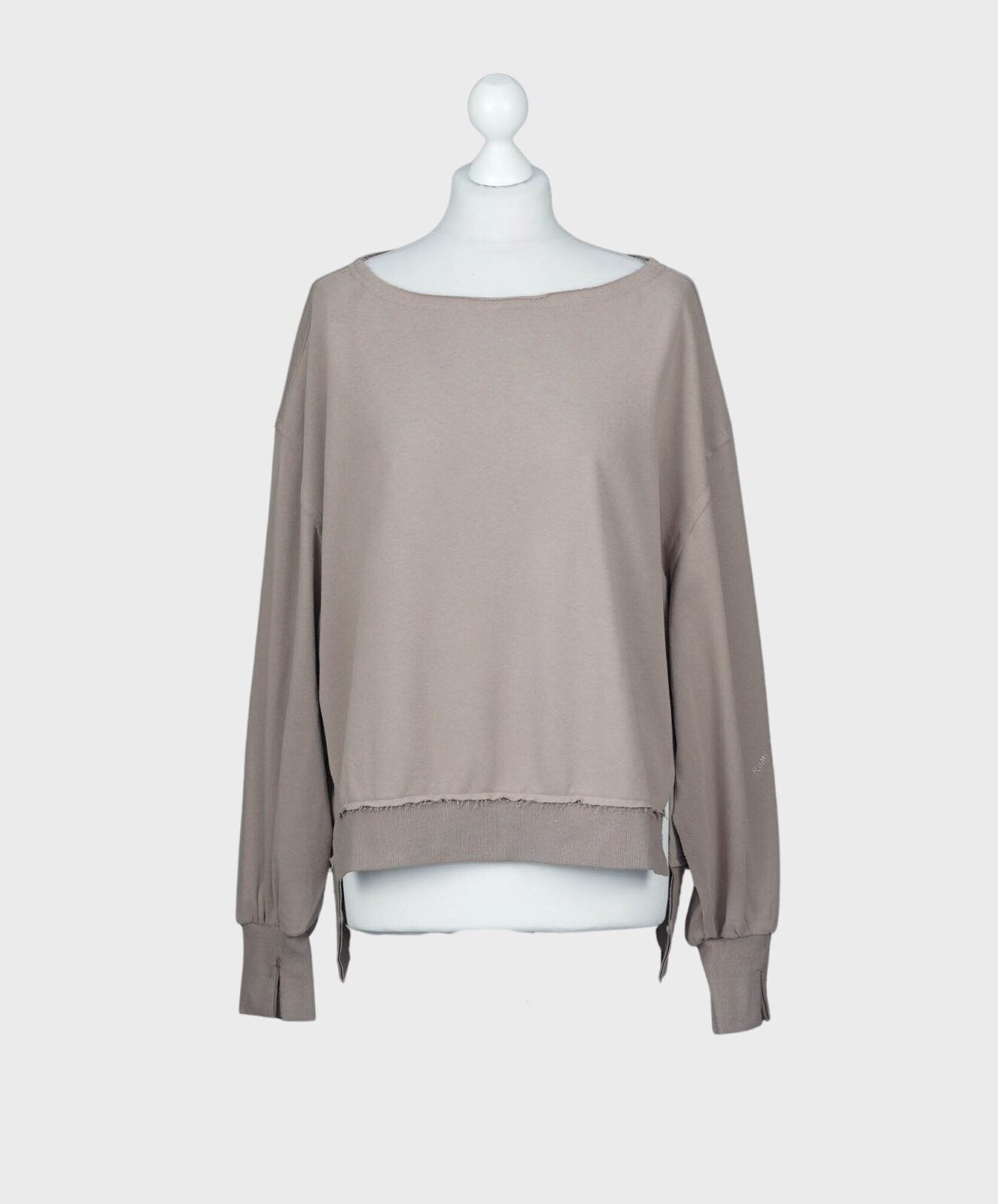 Sweatshirt “DANA” light choco (ER59)