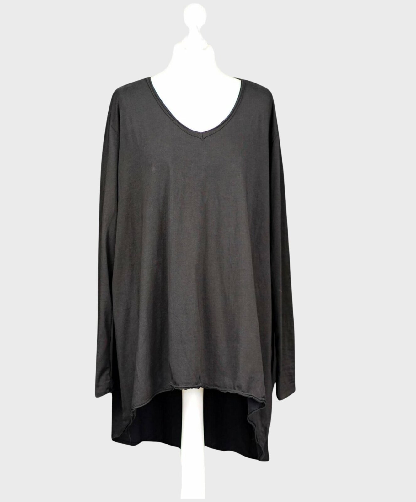 Lässiges Langarm-Shirt “SASKIA” schwarz (BA03)