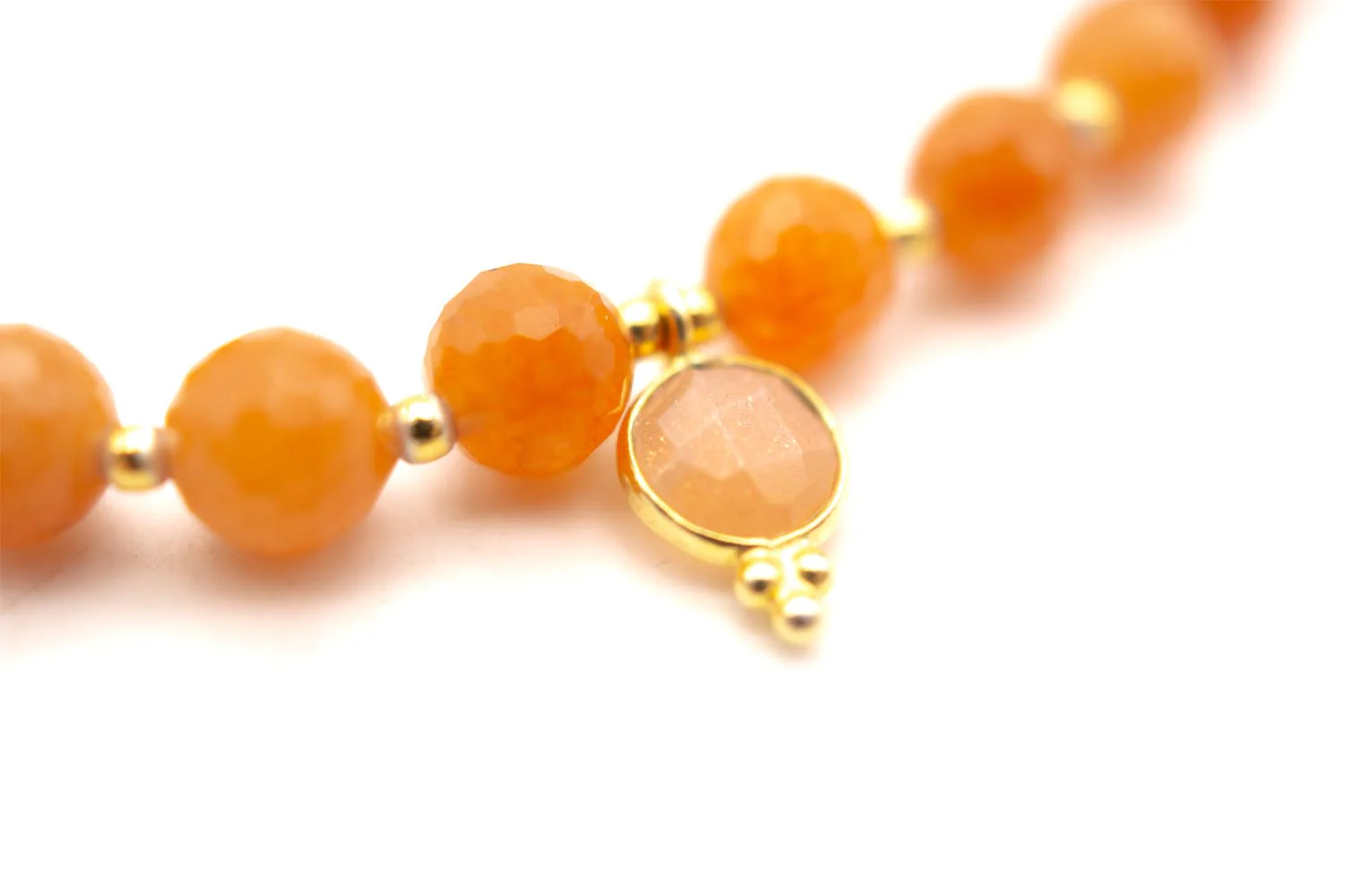 Armband “MALA SINGLE ORANGE GLAMOUR” (SSK88)