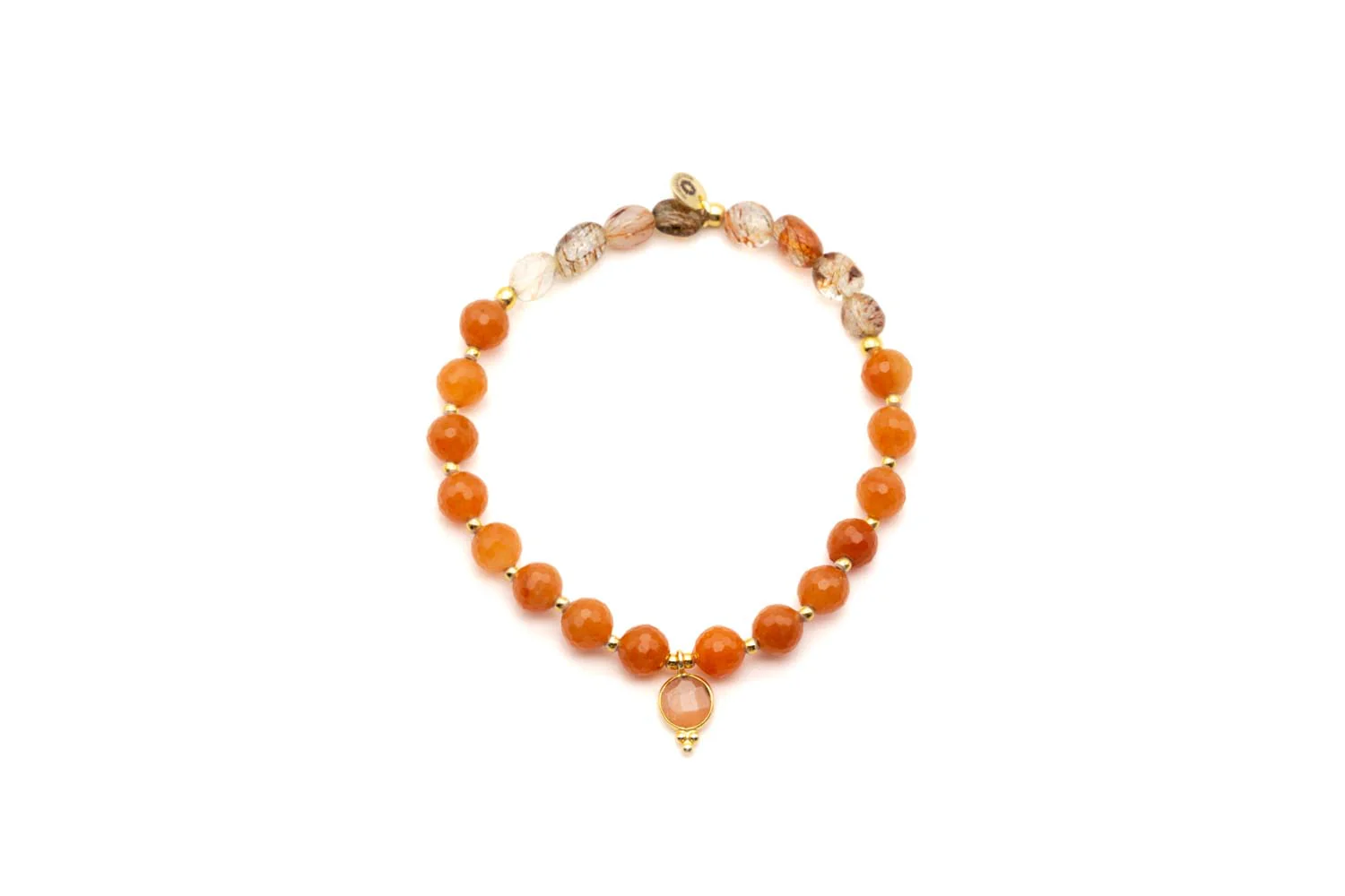 Armband “MALA SINGLE ORANGE GLAMOUR” (SSK88)