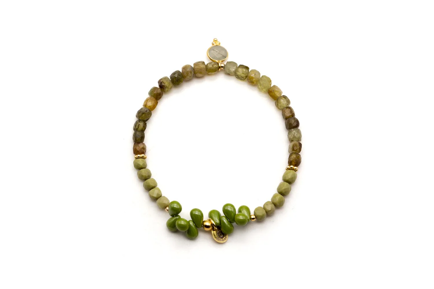 Armband “DROPS SWEET OLIVE” (SSK97)