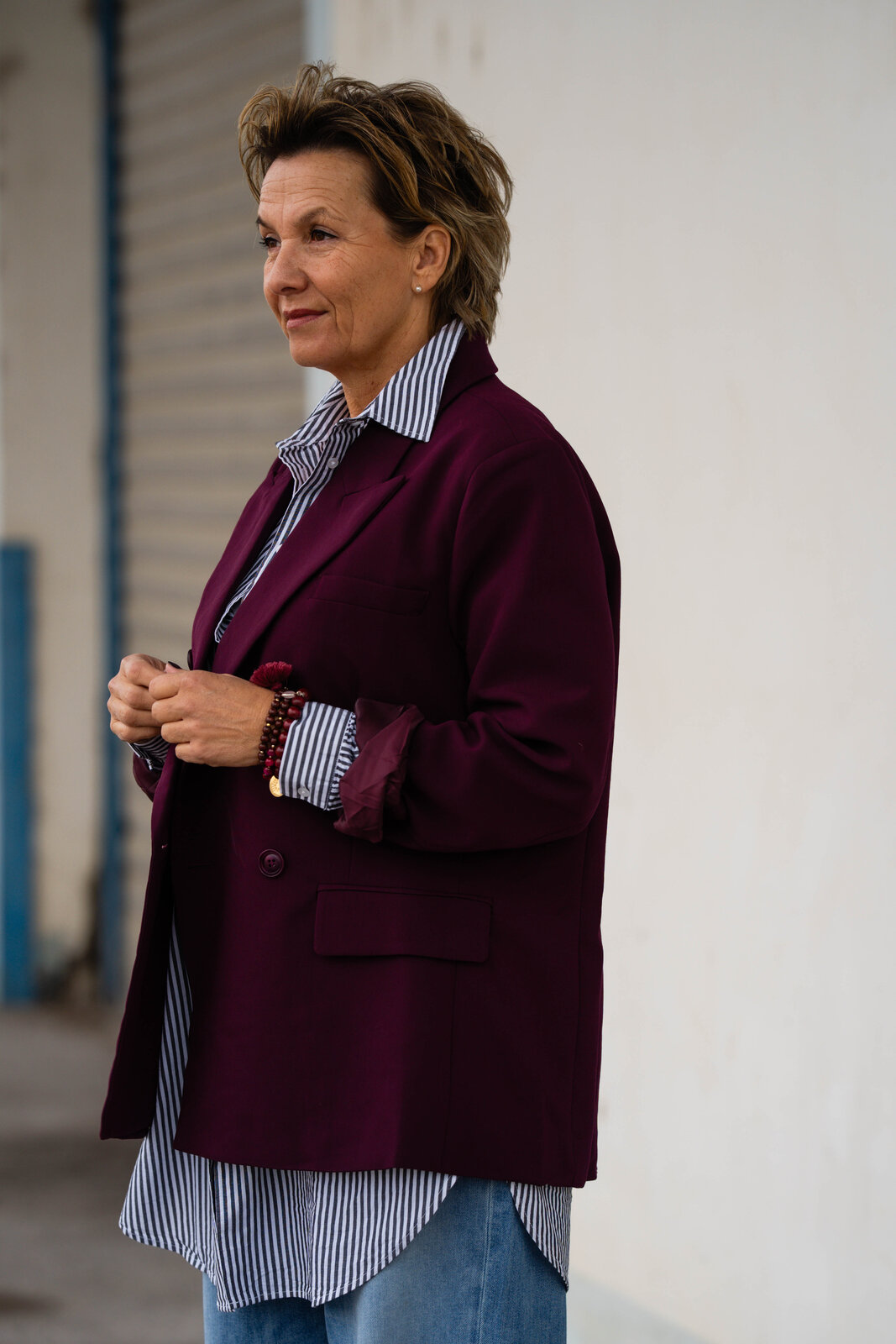 Stylischer Blazer “VIKTORIA” burgunder (B01)