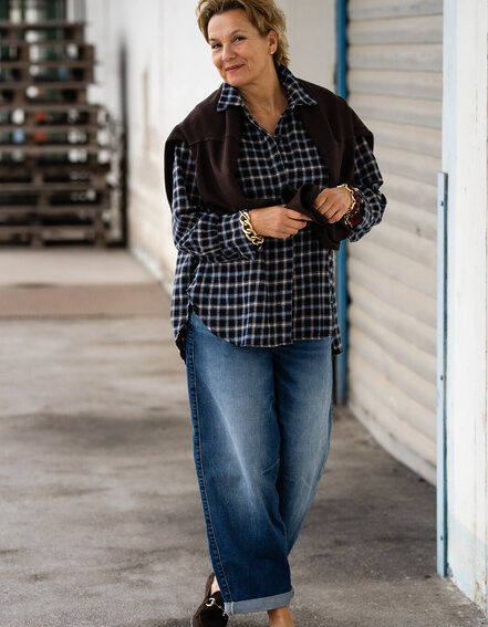 FRAUENSACHE - Flanell Karohemd (GW76)