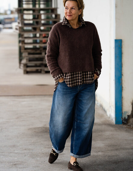 FRAUENSACHE - Flauschiger Strickpulli "TARA" (GW203)