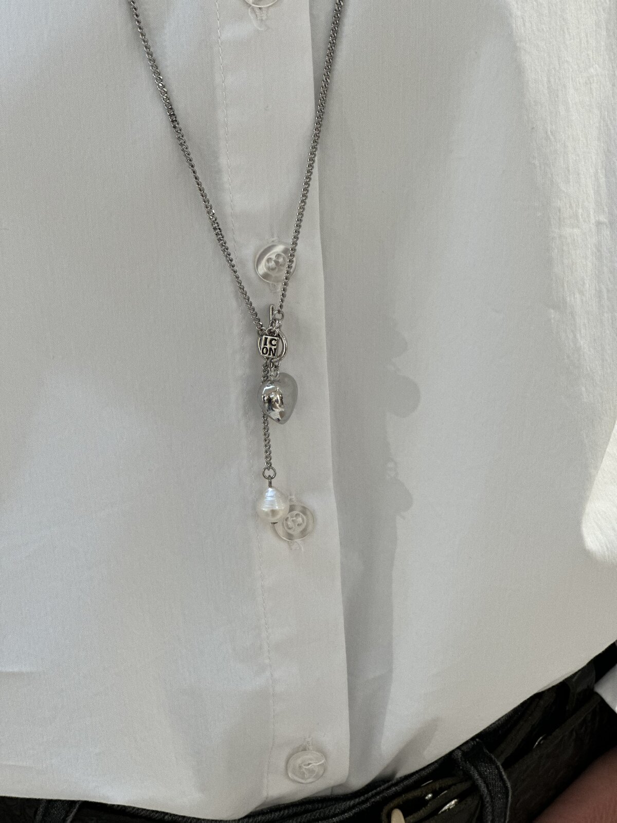 Necklace “BELLE” silver (IC05)