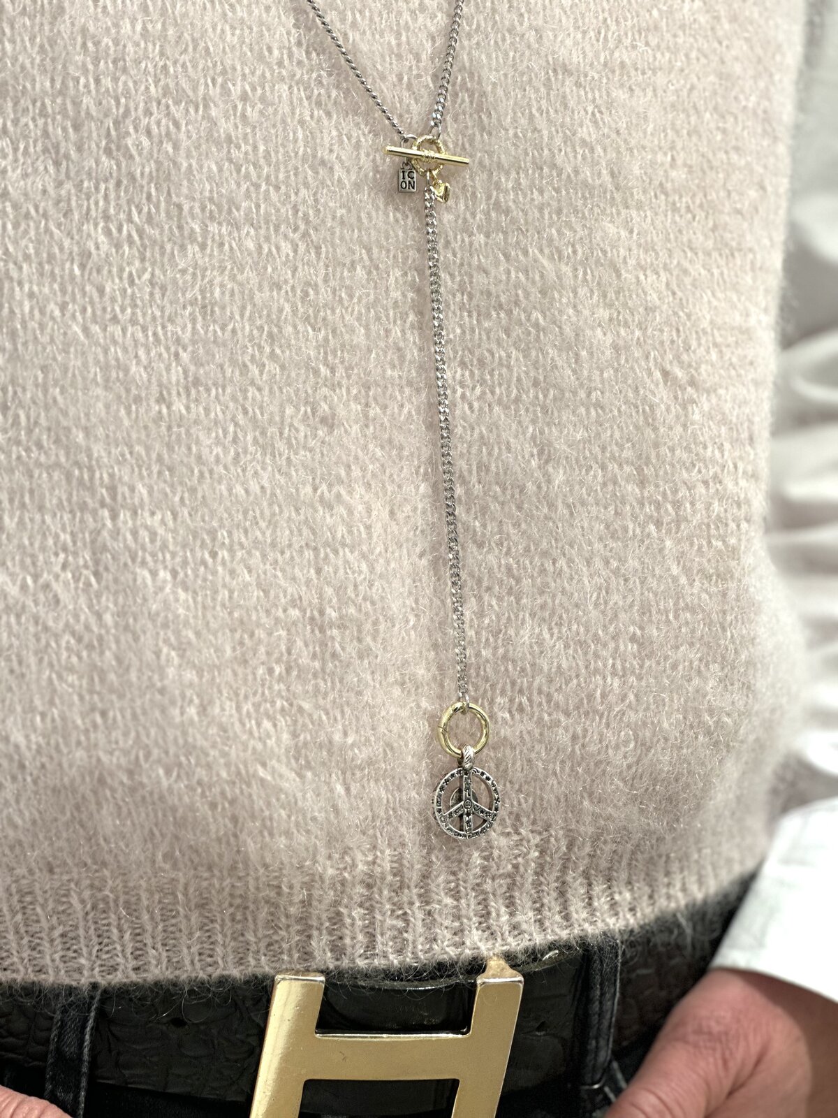 Necklace “HAPPY LONG” silver (IC06)