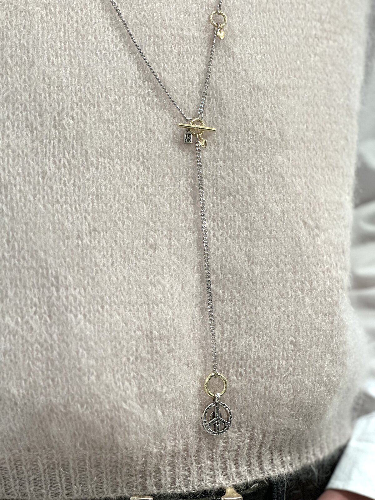 Necklace “HAPPY LONG” silver (IC06)