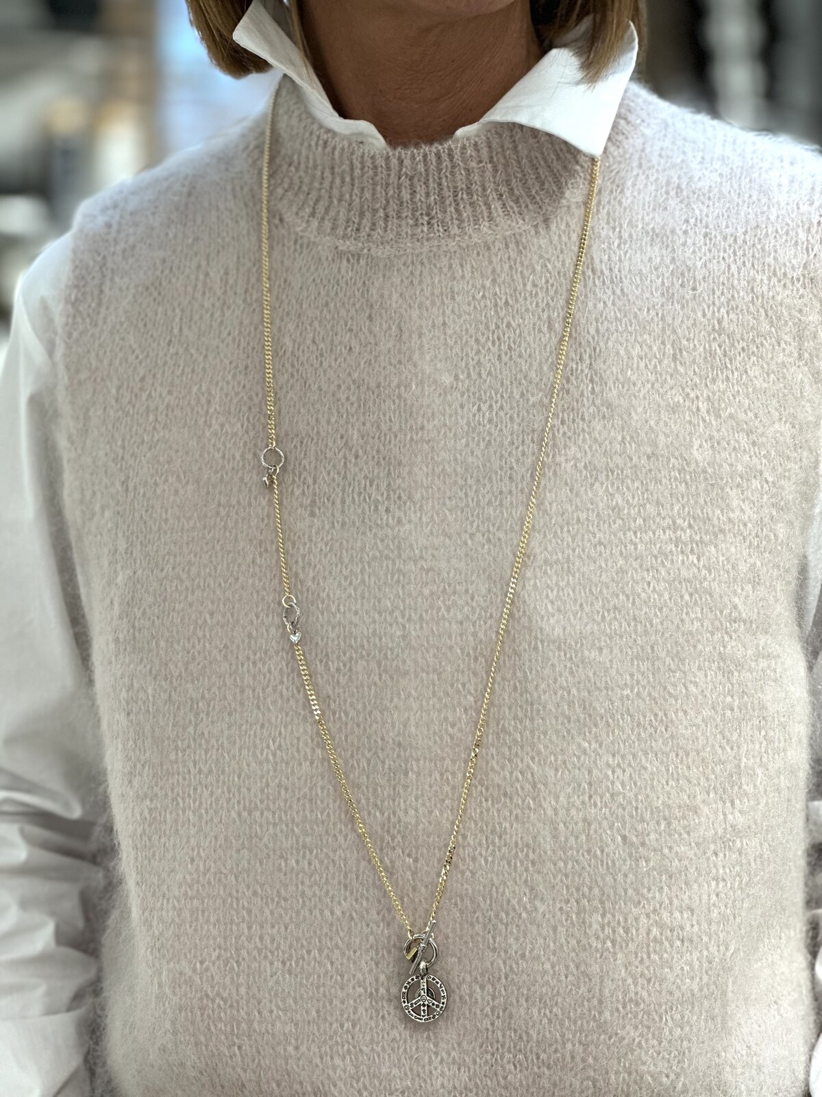 Necklace “HAPPY LONG” gold (IC06)