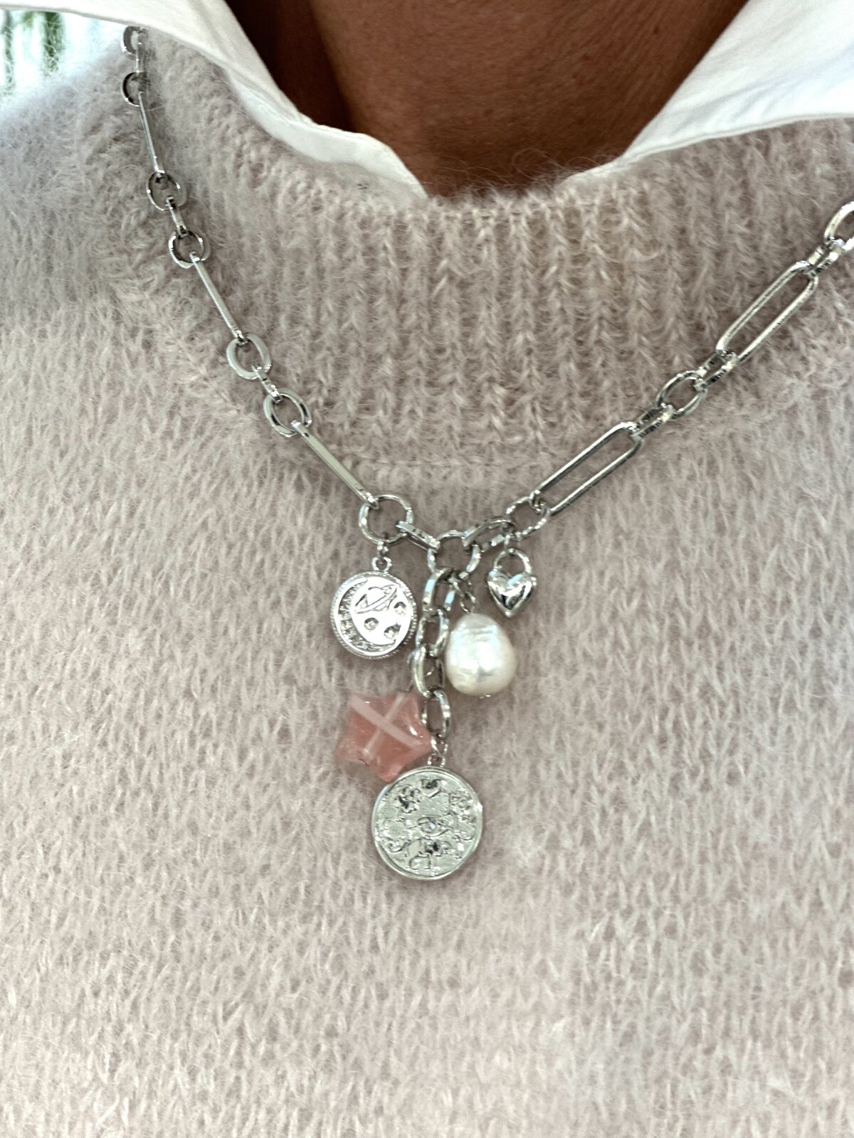 Necklace “STELLA” silver (IC15)