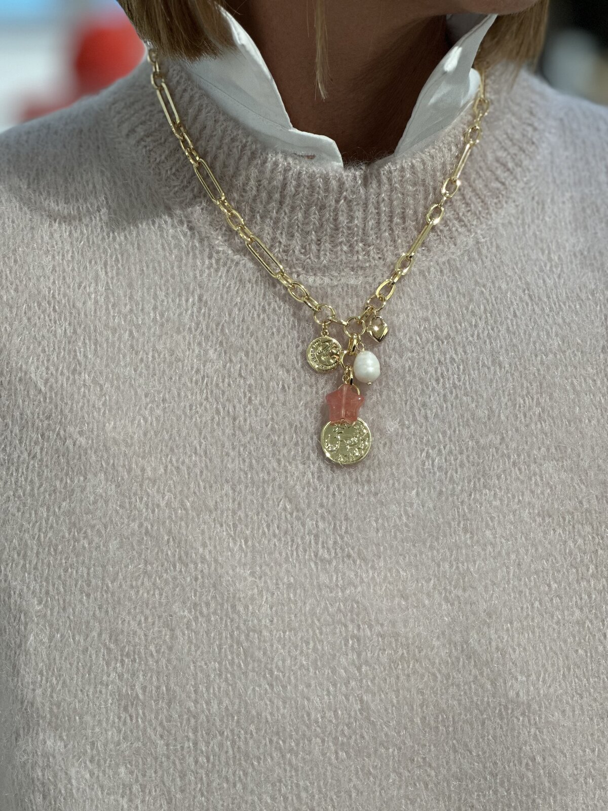 Necklace “STELLA” gold (IC15)