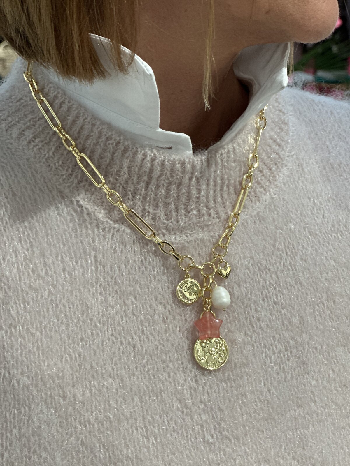 Necklace “STELLA” gold (IC15)