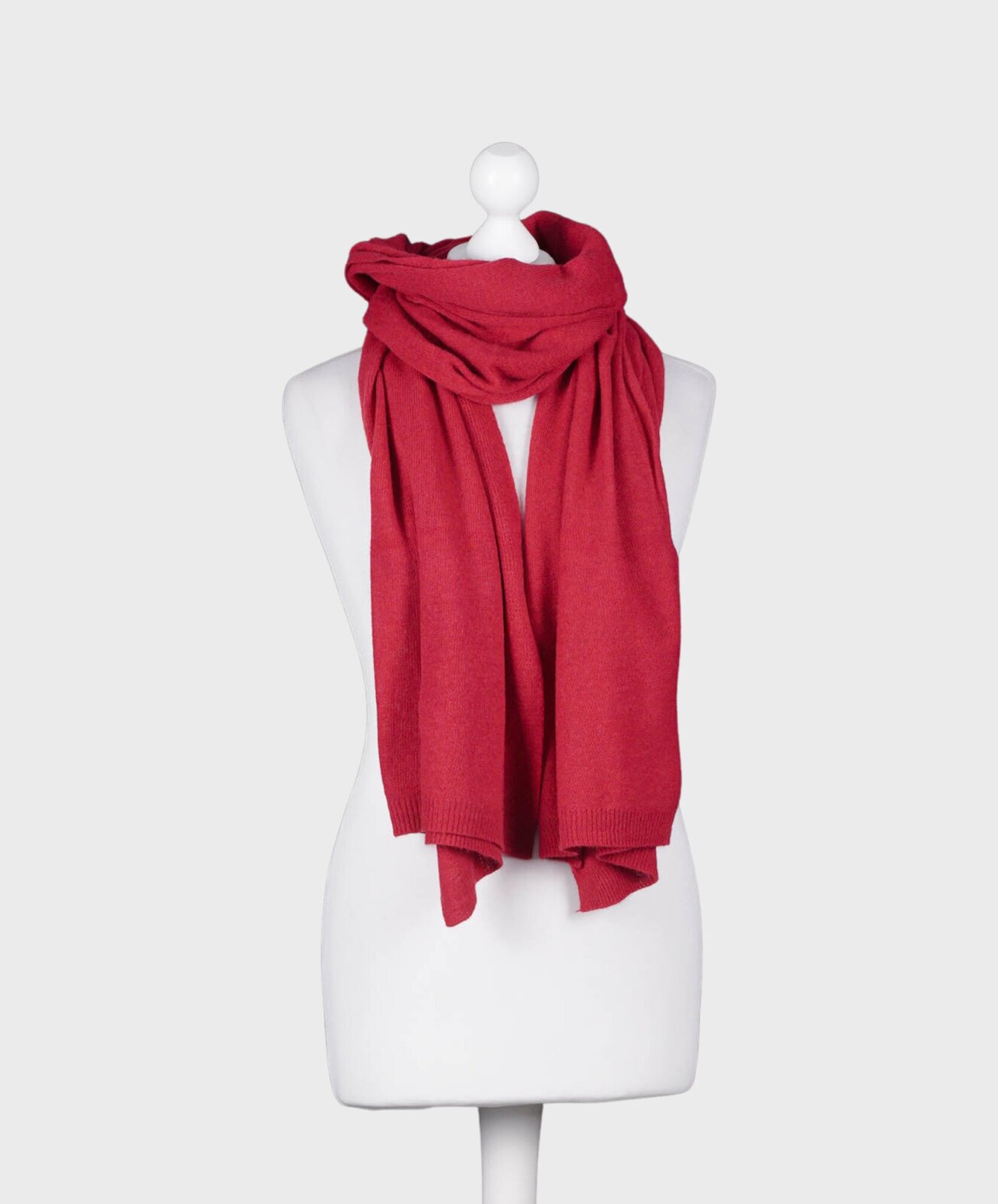 Feinstrickschal “MONA” rot (AS02)