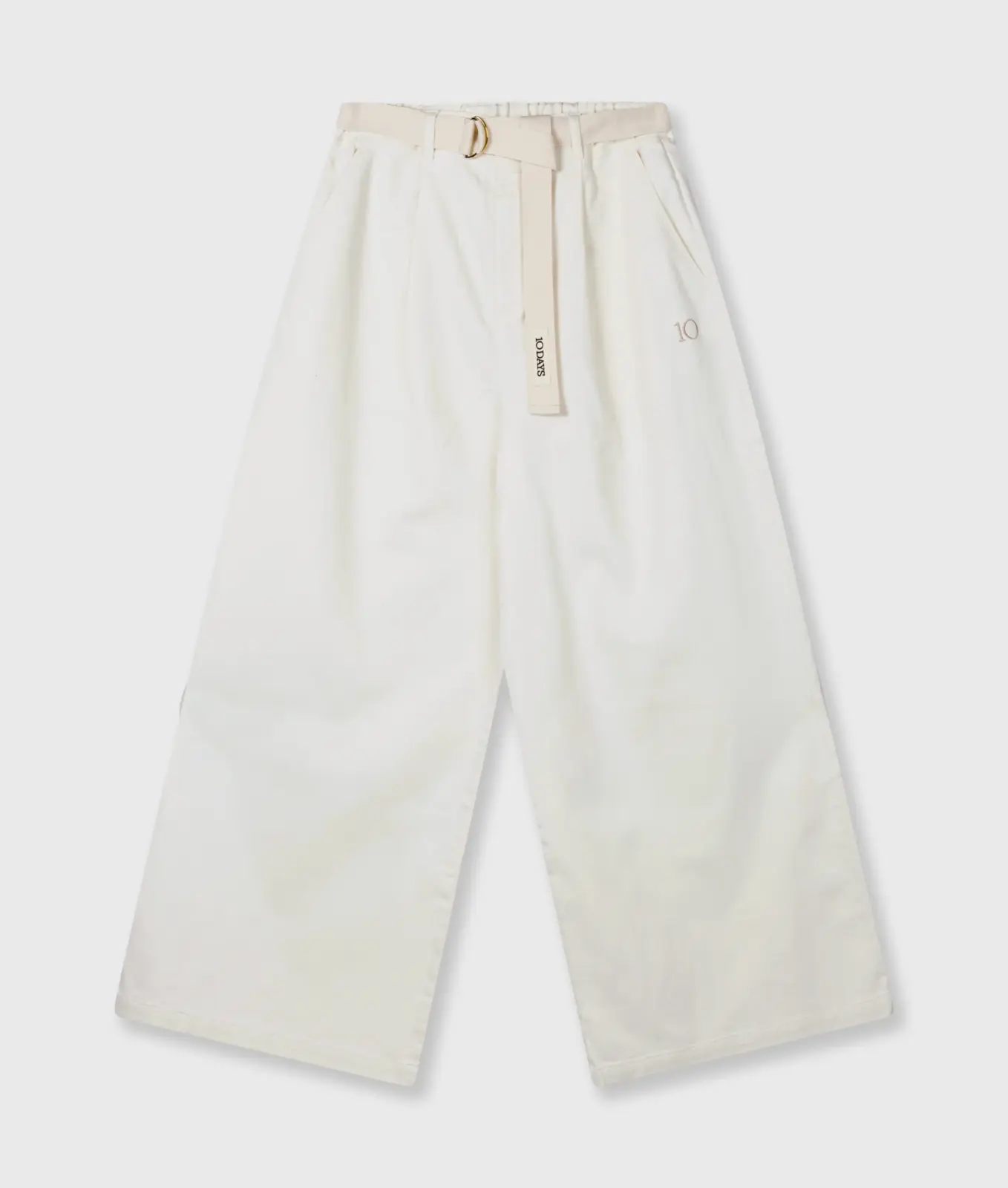 Wide Pants Jog Twill pearl (10D28)