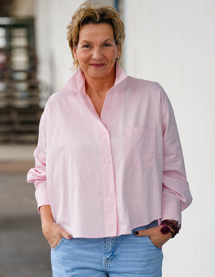 FRAUENSACHE - Lockere Bluse mit Seide "SIERRA" (HB04)