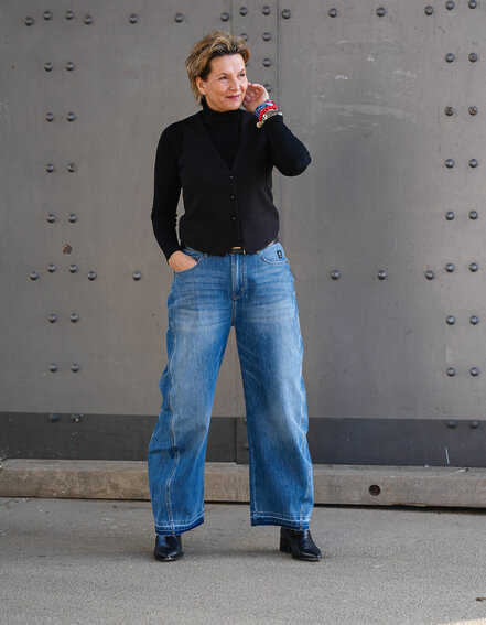 ELIAS RUMELIS - Jeans "NORALIE" - region blue (ER03)