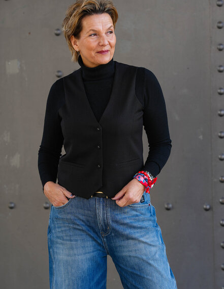 SENSES. THE LABEL - Klassische Weste "FORLIE" (SE14)