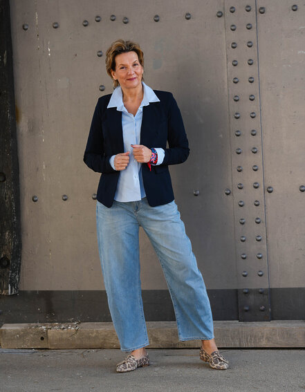 ELIAS RUMELIS - Jeans "YOANA" - spanish blue (ER11)