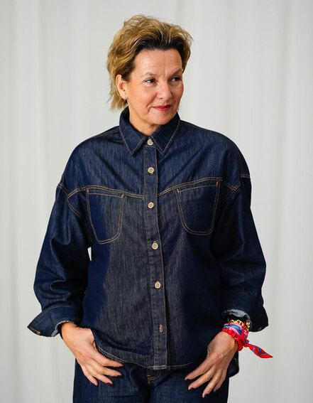 FRAUENSACHE - Lässiges Jeanshemd (GW84)