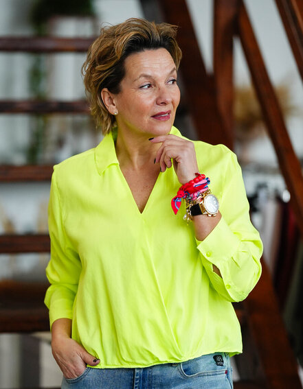 SENSES.THE LABEL – Schlupfbluse "BL:IE" (SE15)