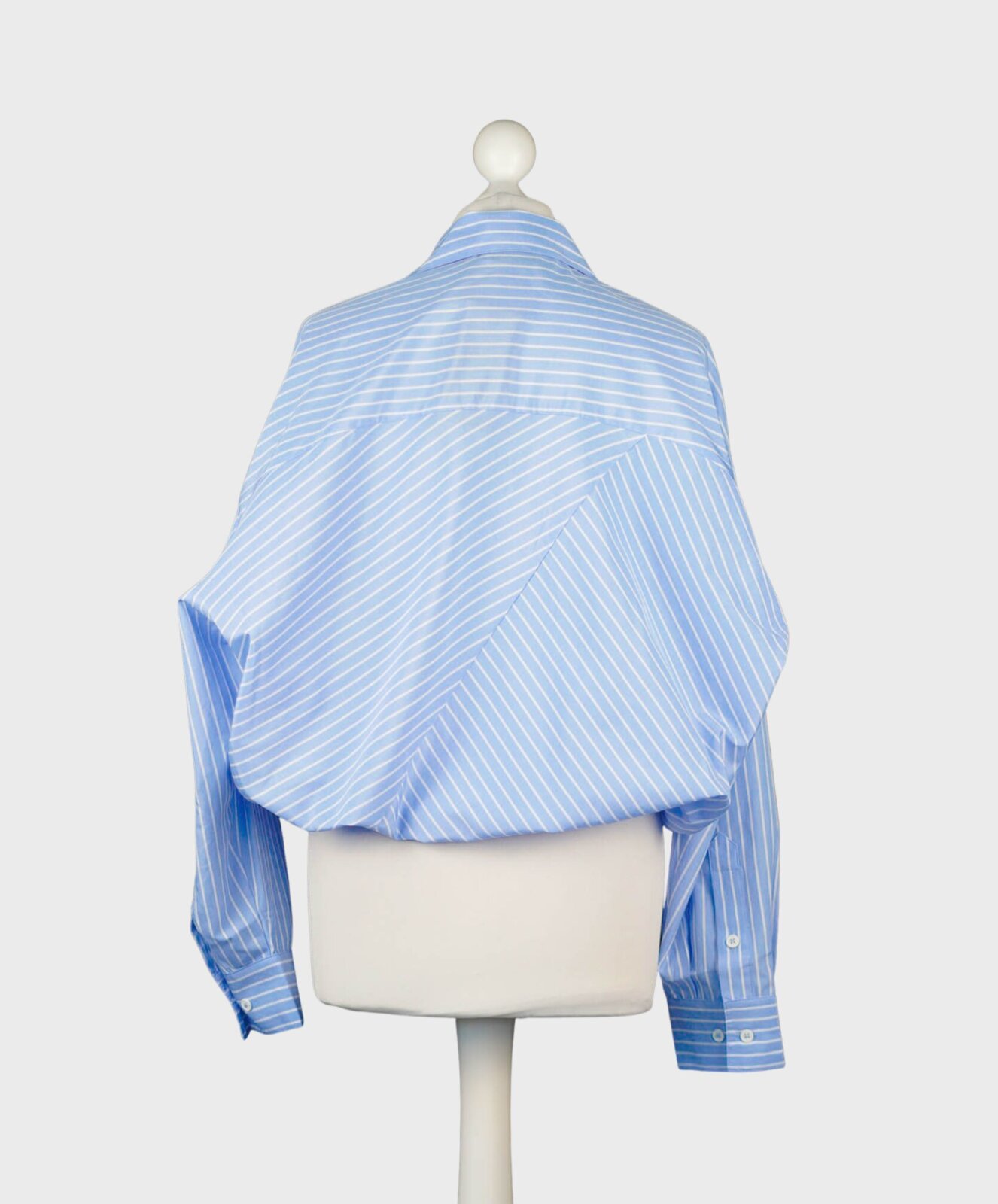 Kurze Wickelbluse “SAILOR” cloud stripe (ER90)