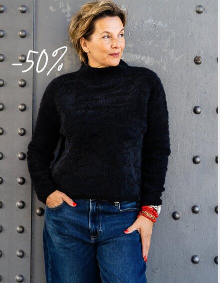 ELIAS RUMELIS - Jacquard Strickpullover "MINE" (ER30)