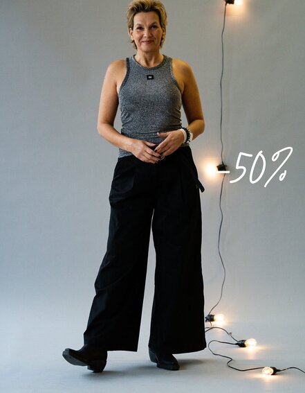 10DAYS- Weite Twillhose "BARBARA" (10D500)