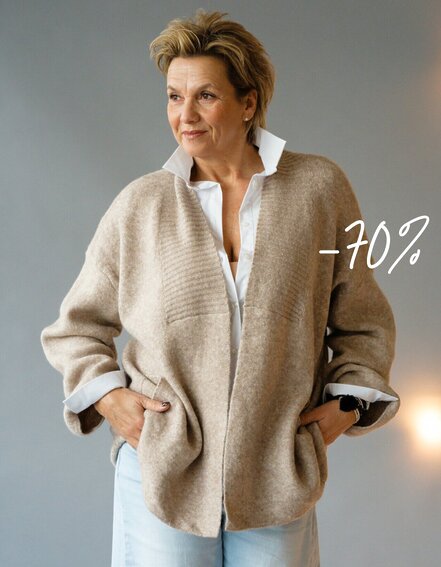 FRAUENSACHE - Warmer Cardigan "MALI" (GW72)