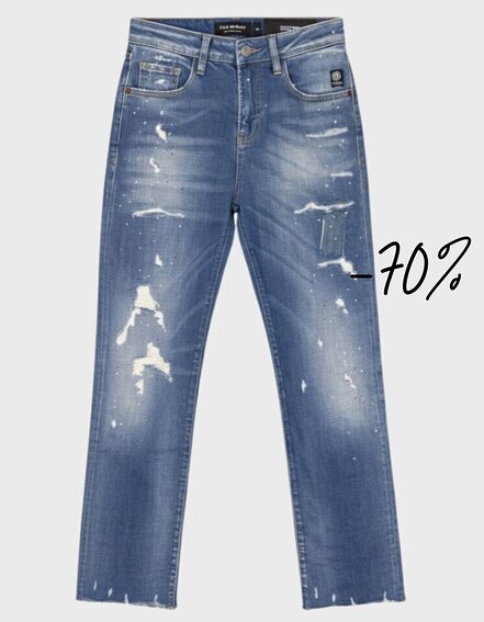 ELIAS RUMELIS - Jeans "ZIVA" - shine blue (ER77)