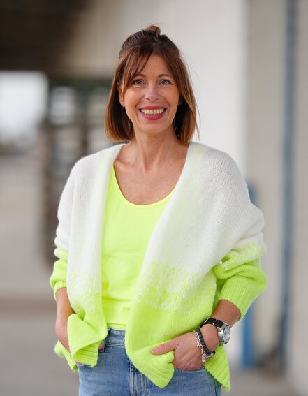 SENSES.THE LABEL – Flauschiger Cardigan "KH:EA" (SE31)