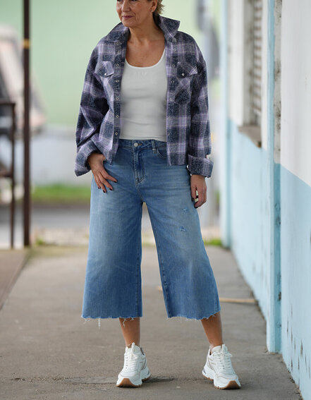 ELIAS RUMELIS - 7/8 Jeans "LINA" - mount blue (ER10)