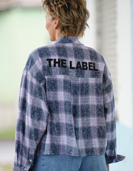 ALIX THE LABEL - Flanell Bluse (AX01)