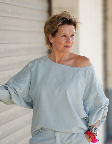 ELIAS RUMELIS - Denim Shirt "CASSANDRA" (ER116)