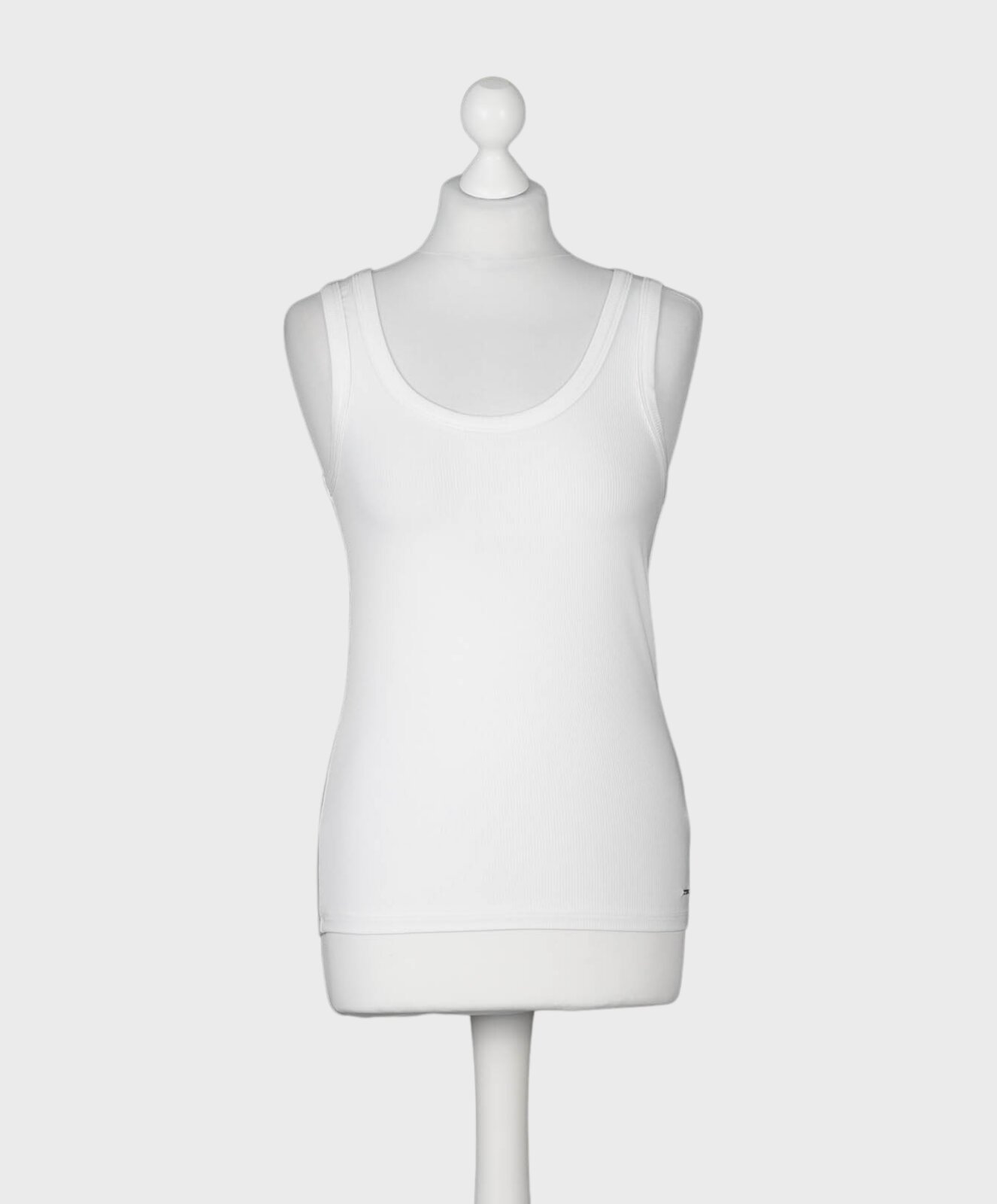 Feinripp Tanktop “DESA” white (HL01)
