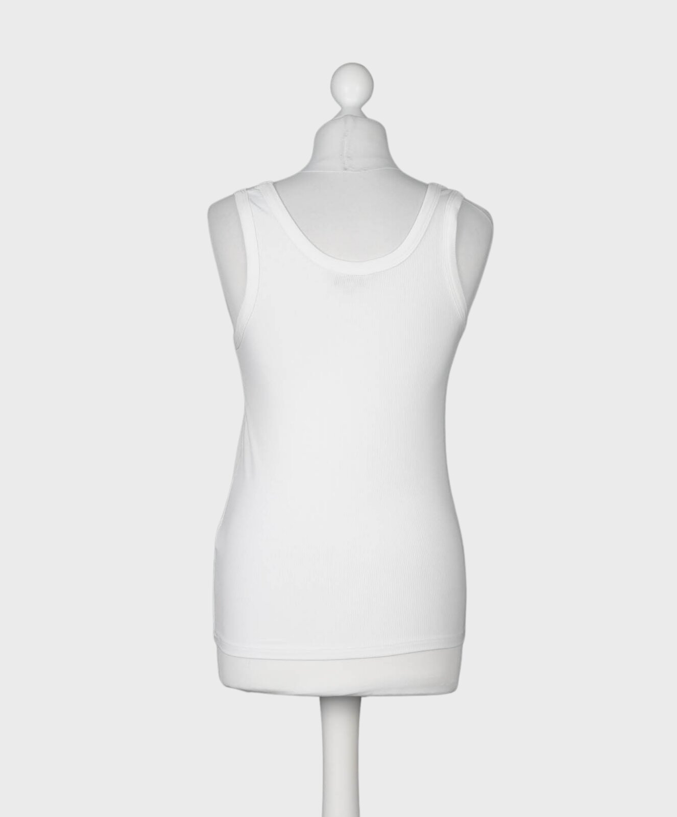Feinripp Tanktop “DESA” white (HL01)