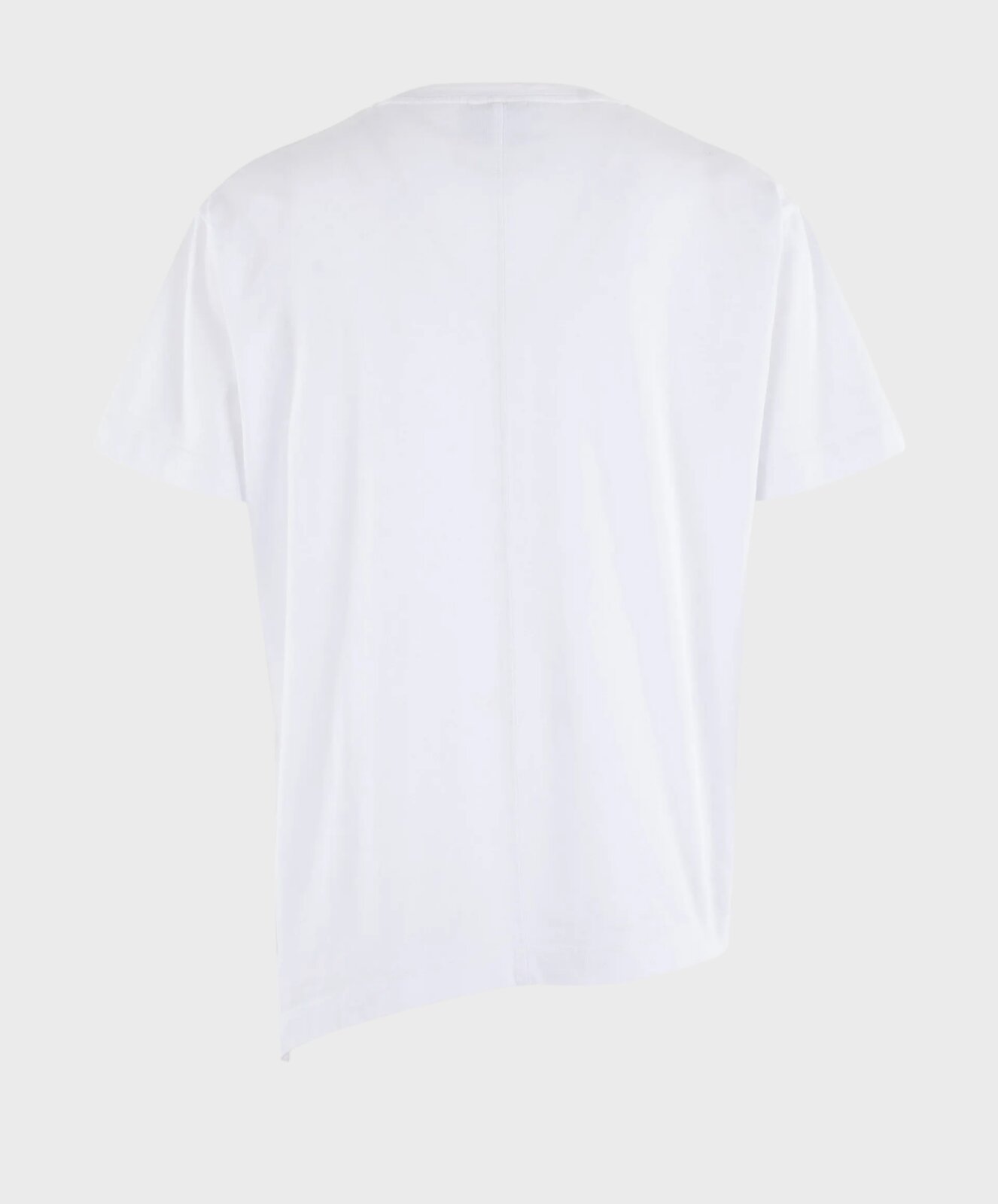 Asymmetrisches Shirt “TSOOF” white solid (MSC13)