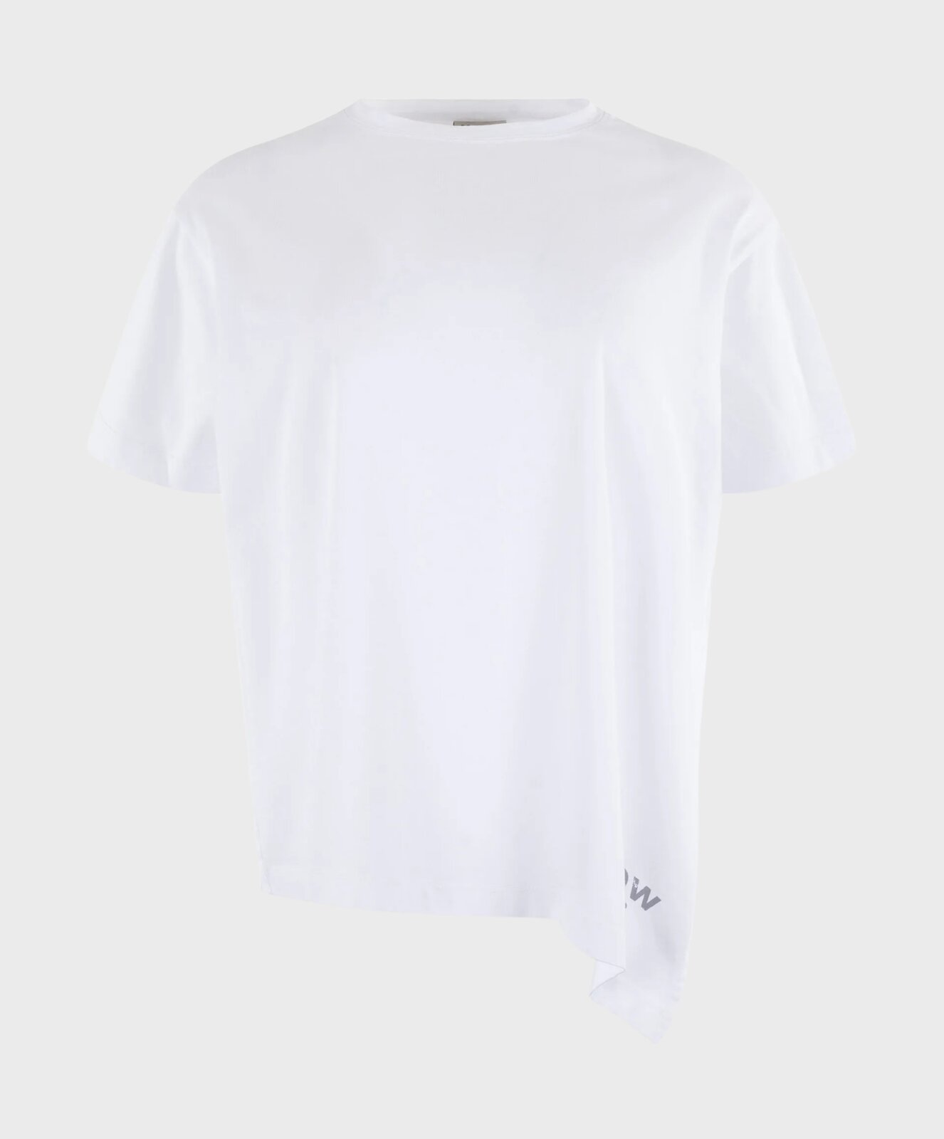 Asymmetrisches Shirt “TSOOF” white solid (MSC13)