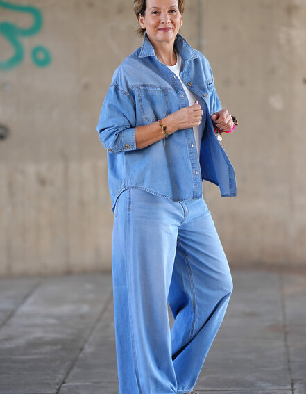 FRAUENSACHE - Lässige Jeans - light blue (H33)