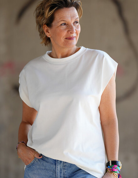 FRAUENSACHE - Ärmelloses Shirt "LILIAN" (BA49)