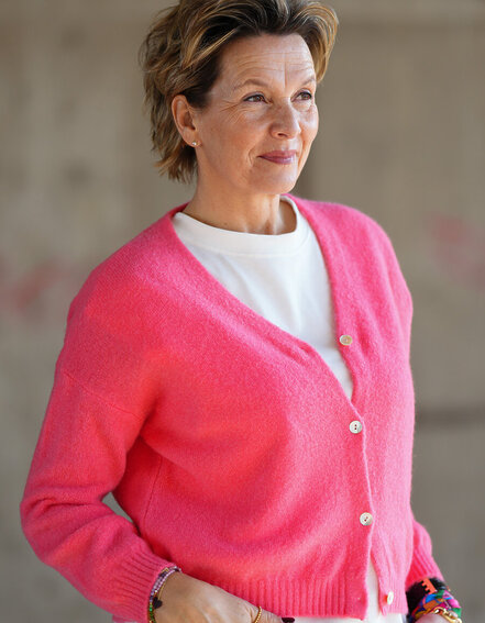 FRAUUENSACHE - Kuschelige Strickjacke (GW08)