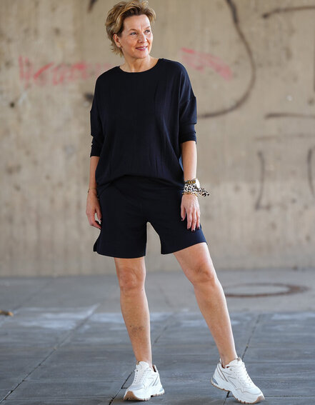 SENSES.THE LABEL - Lässige Shorts "PAL:ERMO"(SE73)