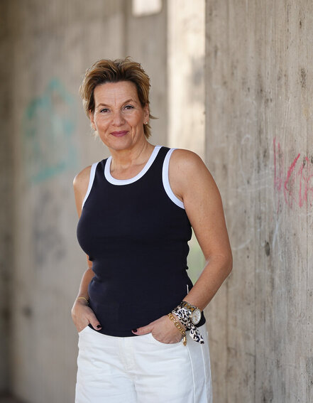 SENSES.THE LABEL - Feinripp Top "TRO:PEA" (SE72)