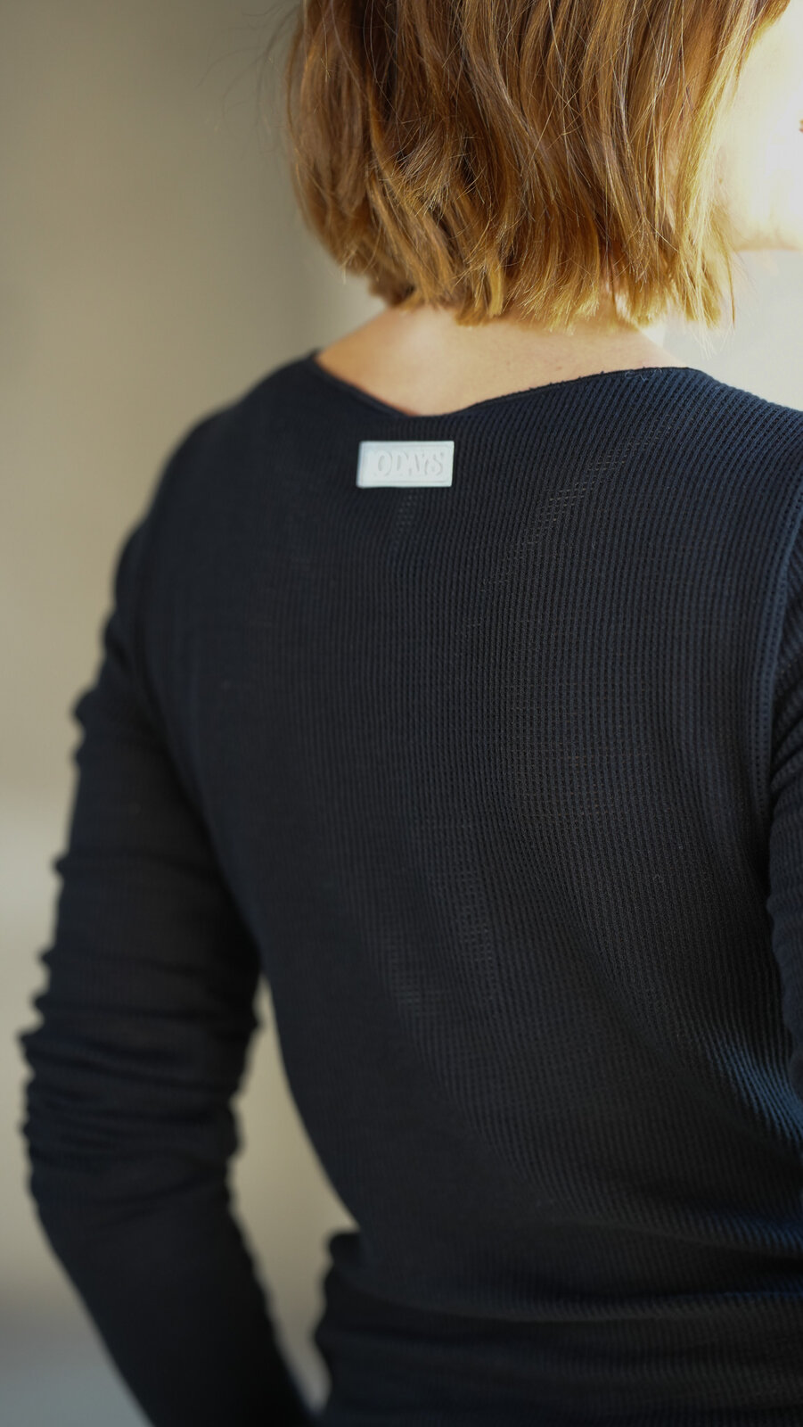 Long Sleeve Tee Mesh black (10D55)