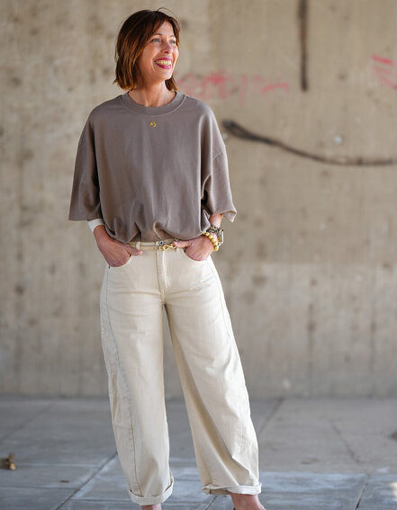 FRAUENSACHE – Trendige Ballon-Jeans “TERRY” (H18)