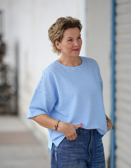 SENSES.THE LABEL - Strukturiertes Shirt "SO:Y" (SE06)