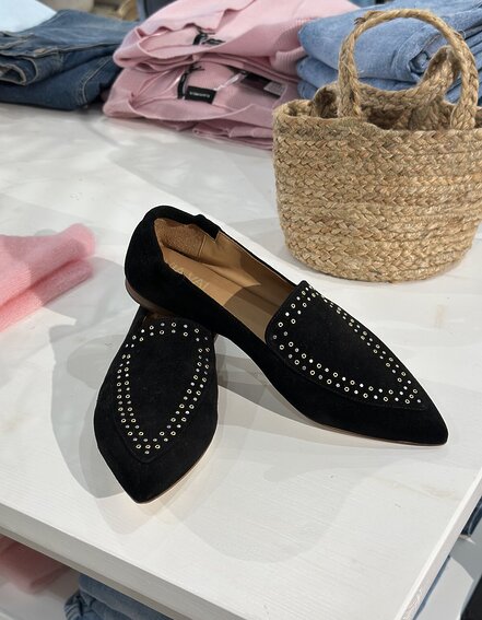 VIA VAI - Loafers "LOLA GABRIEL" - sierra nero (VV05)