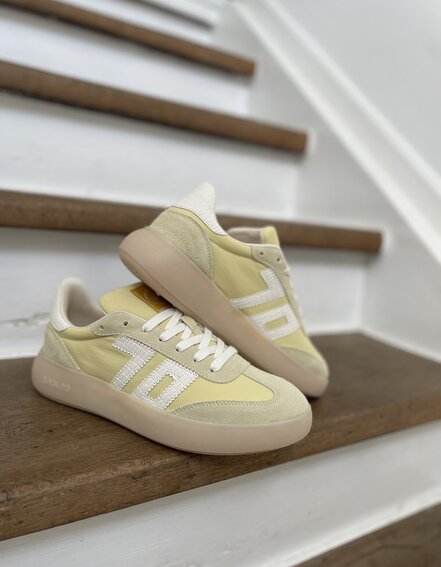 BACK 70 - Sneaker "BROOKLYN" - nylon sponge lt. yellow (BB18)